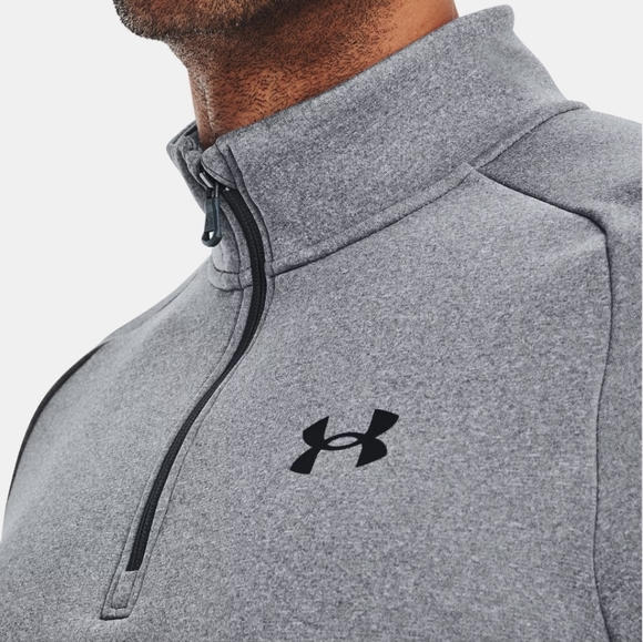 NWOT Under Armour Gray Quarter-Zip Pullovern,Medium - Picture 4 of 9